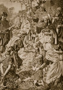 A apresentação de Guthrum ao rei Alfred
